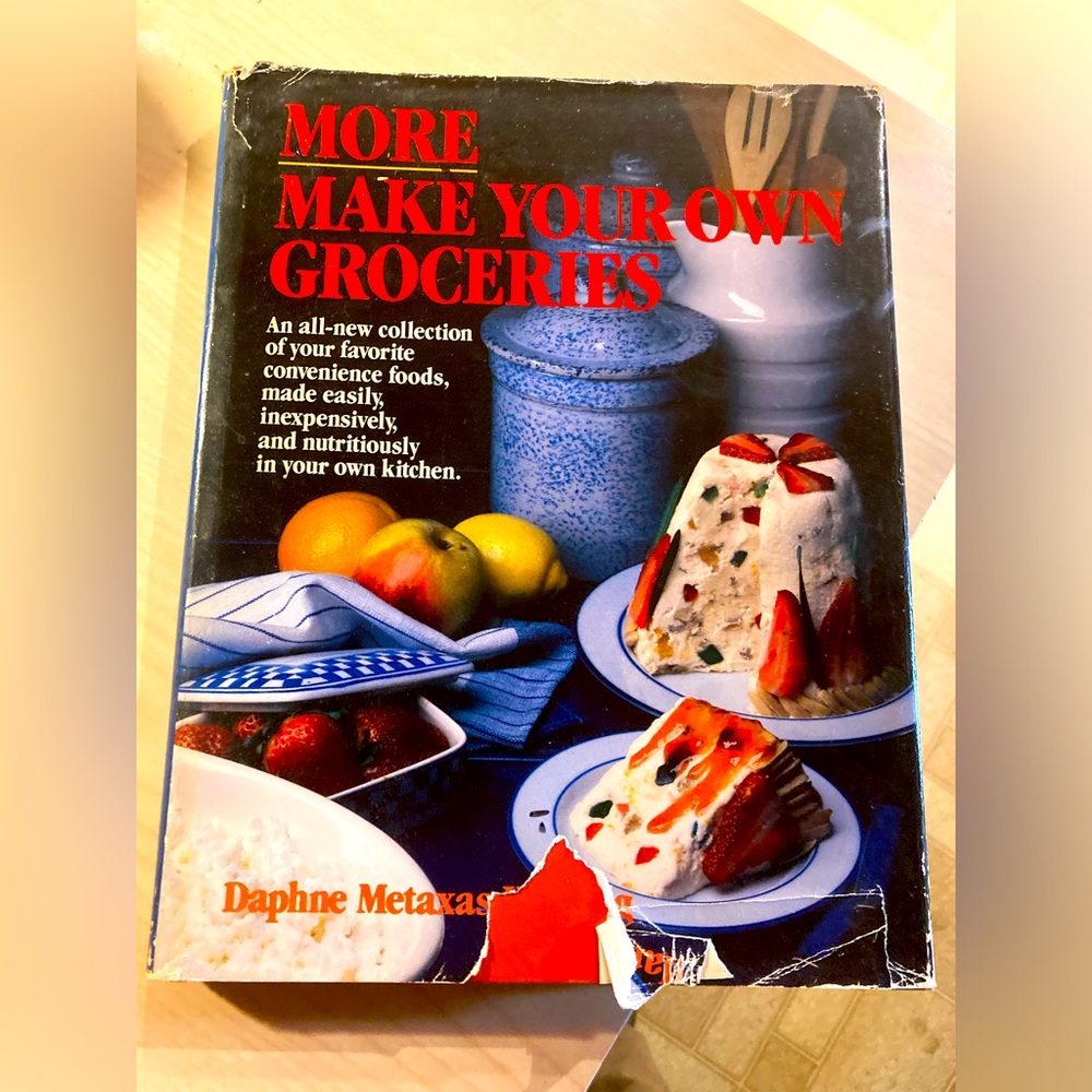 Make your own groceries hardcover book
